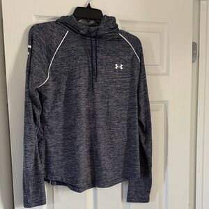 Under Armour Men's Heathered Blue Hoodie